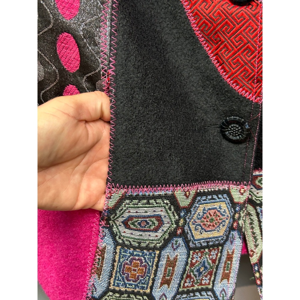 Mistror Image Patchwork Jacket - Wool Blend, Colo… - image 6